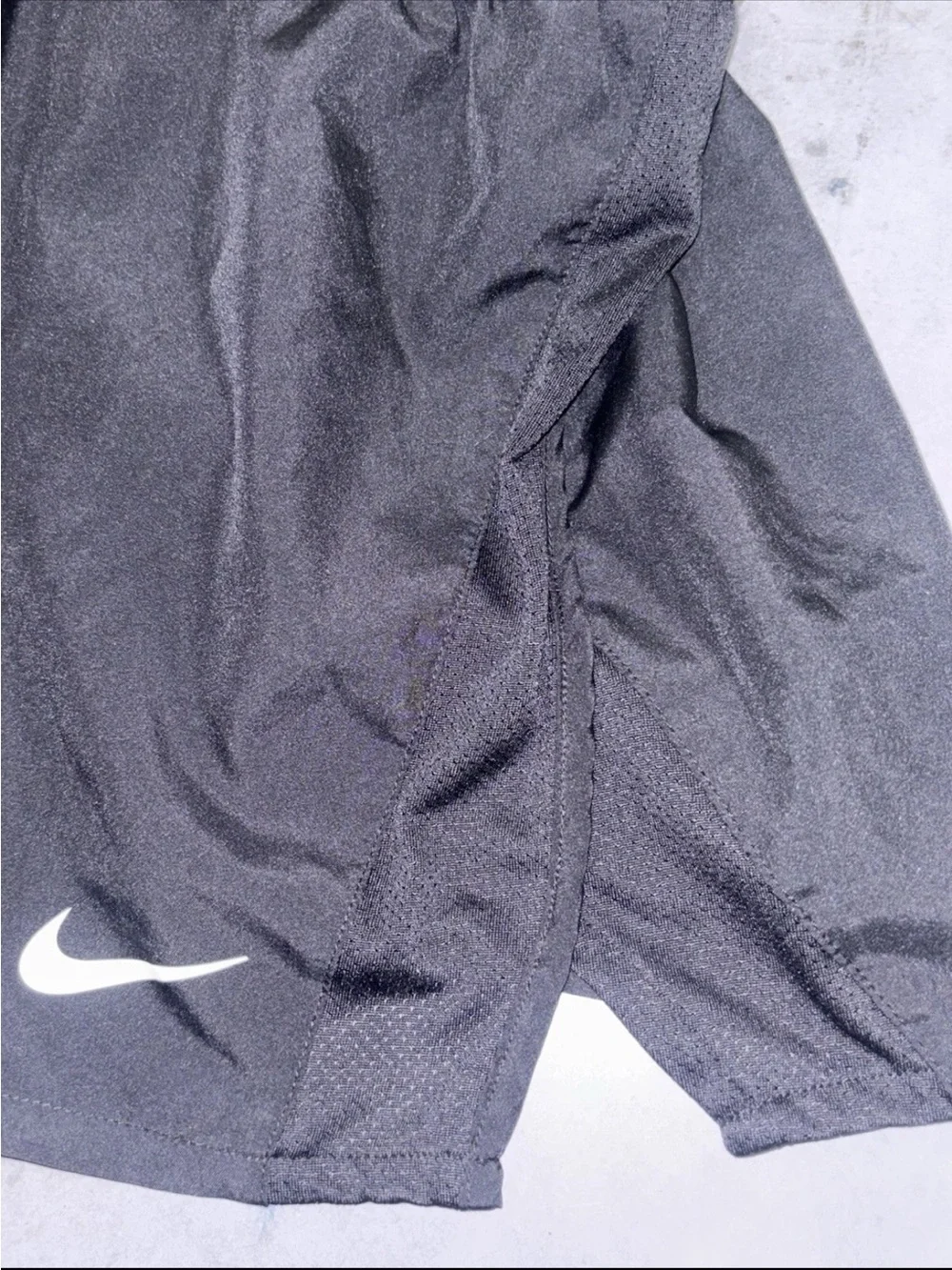 Nike Dri Fit 2Pc Set Center Swoosh Sports Bra Athletic Shorts Black Fits SZ.S - Picture 9 of 9